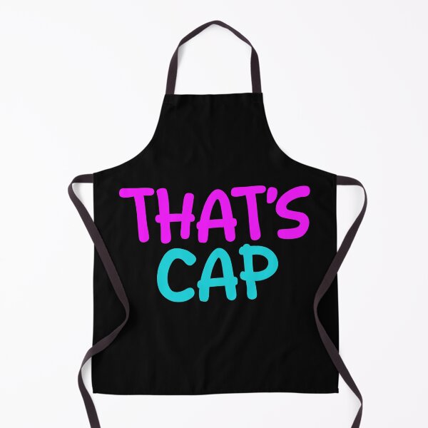 Item preview, That's Cap in Pink and Blue Funny Quotes Typography designed and sold by Memes N Lore .