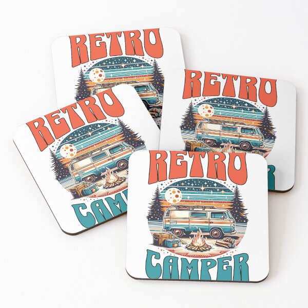 Item preview, Retro Camper Van Wilderness Adventure designed and sold by flidesign .