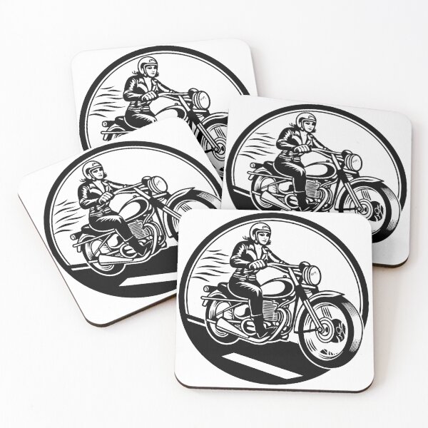 Item preview, A Woman Driving A Motorcycle  designed and sold by zangess1.