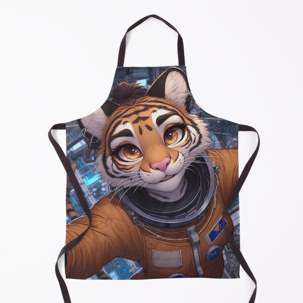 Item preview, Astronaut Tigress Inside the Space Station designed and sold by nikkolaus.