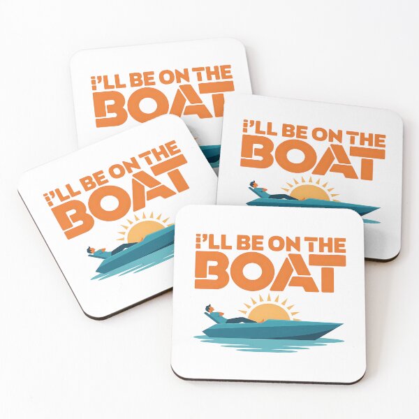 Item preview, I'll Be On The Boat - The perfect gift for sailors, boat lovers, yacht owners, and anyone who enjoys spending time on the water. designed and sold by ZyziowskyArt.