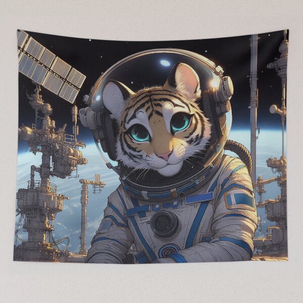 Item preview, ISS Meowstronaut Repair Specialist designed and sold by nikkolaus.