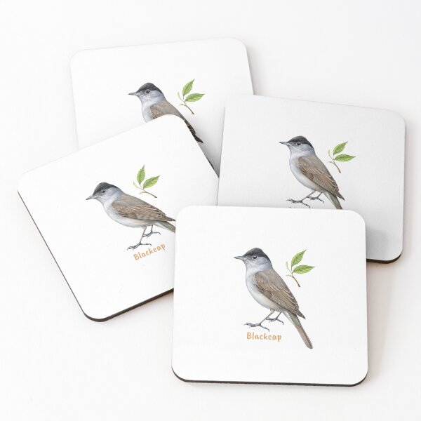 Item preview, Cute Blackcap bird, Garden Bird designed and sold by iclipart.