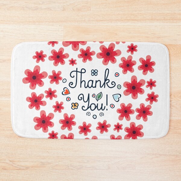 Item preview, Floral Thank You| Elegant Thank You Text Design |flowers design designed and sold by PnrArtDesign.
