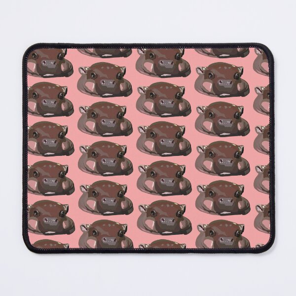 Item preview, P is for Pygmy Hippo, , Cute Hippo Illustration – Funny Animal Art for Hippo Lovers designed and sold by PrettylittlepastelUk.