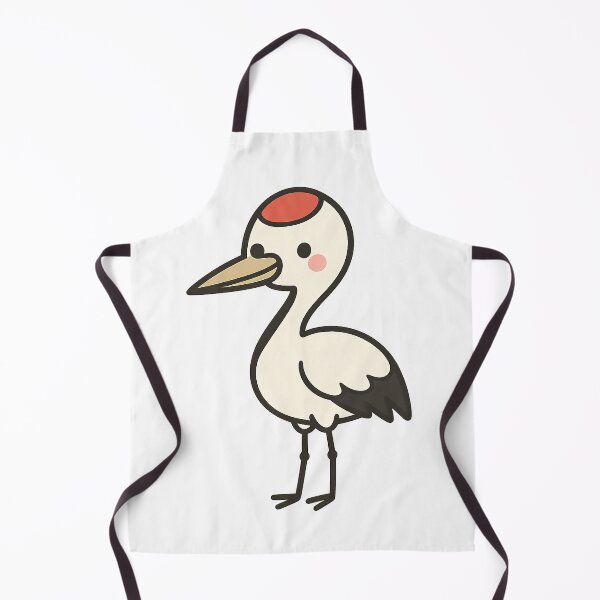 Item preview, Kawaii Red-Crowned Crane – Tancho Elegance designed and sold by NipponPop.