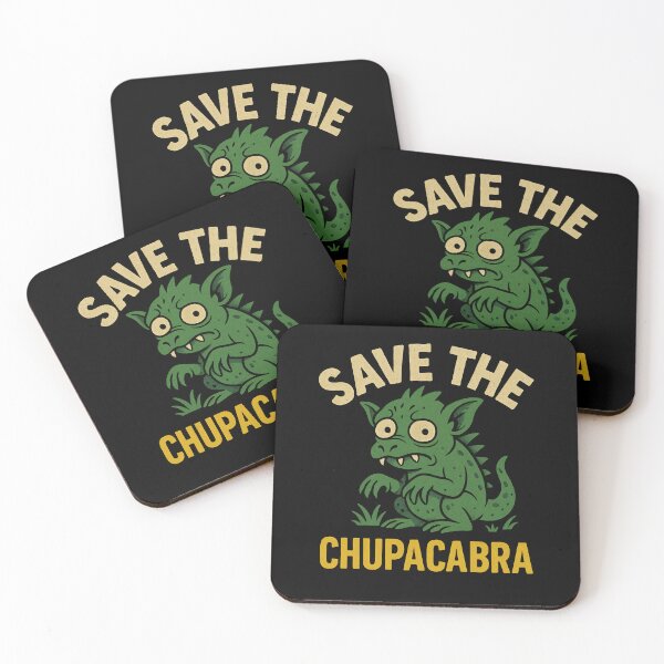 Item preview, Save the Chupacabra Funny Cryptid Parody Art designed and sold by Shirt-Face.