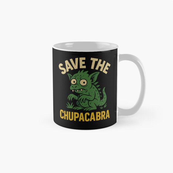 Item preview, Save the Chupacabra Funny Cryptid Parody Art designed and sold by Shirt-Face.