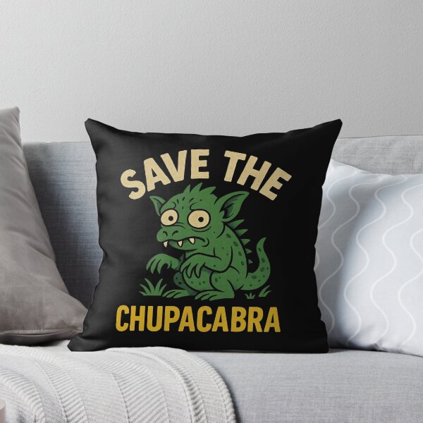 Item preview, Save the Chupacabra Funny Cryptid Parody Art designed and sold by Shirt-Face.