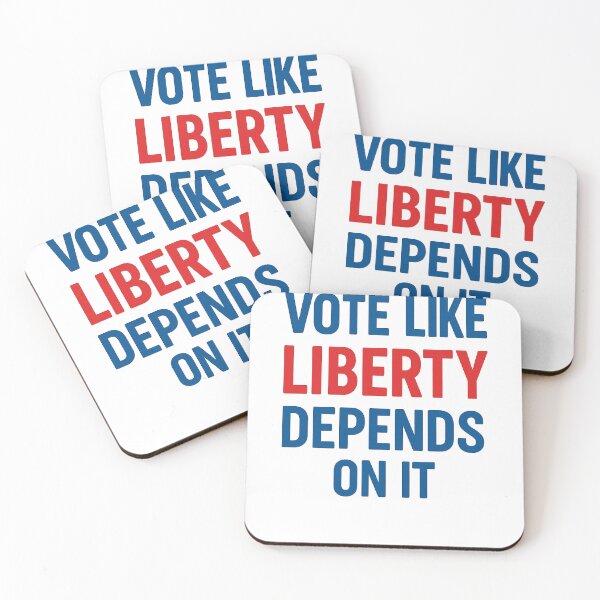 Item preview, Vote Like Liberty Depends On It  designed and sold by The Junto Shop.