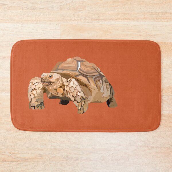 Item preview, S is for Sulcata Tortoise, Sulcata Tortoise Illustration – African Spurred Tortoise Art for Reptile Lovers  designed and sold by PrettylittlepastelUk.