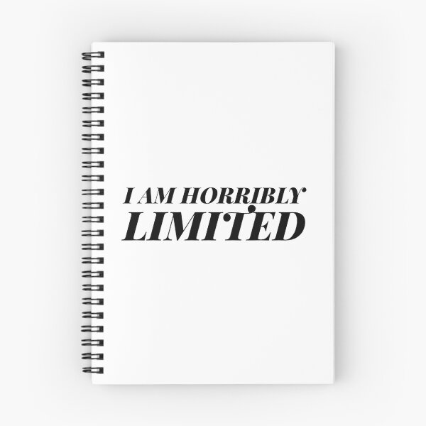 Item preview, Sylvia Plath quote - I am horribly limited designed and sold by savantdesigns.