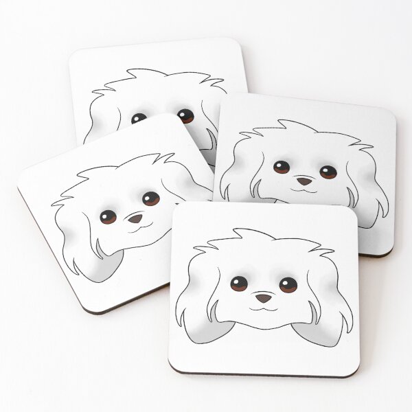Item preview, White Maltese Dog  designed and sold by OliRoseArt.
