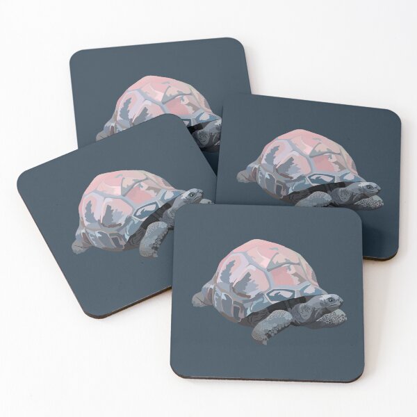 Item preview, A is for Aldabra Tortoise, Aldabran Tortoise Illustration – Giant Tortoise Art for Wildlife Enthusiasts designed and sold by PrettylittlepastelUk.