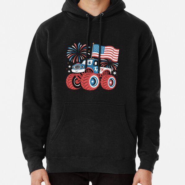 Item preview, Independence Day Monster Truck Toddler Boy Patriotic Kids designed and sold by clothesy7.