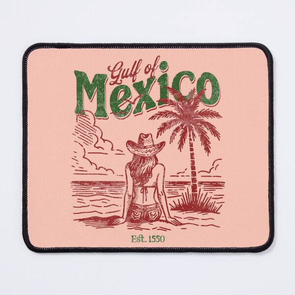Item preview, Gulf of Mexico T-shirt for Subtle Anti-Trump Protest, Beach Vibe Shirt for Liberal Activist Protest, Progressive Summer Tee Gift for Her designed and sold by Pawsitive Pixel Studio.