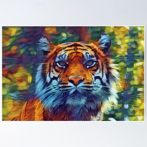 Item preview, Tiger Face In Slumber designed and sold by Fearless-Fox.