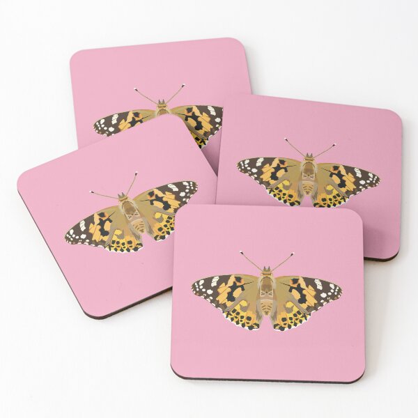 Item preview, P is for Painted Lady Butterfly, Painted Lady Butterfly Illustration – Colourful Butterfly Art for Nature Lovers designed and sold by PrettylittlepastelUk.