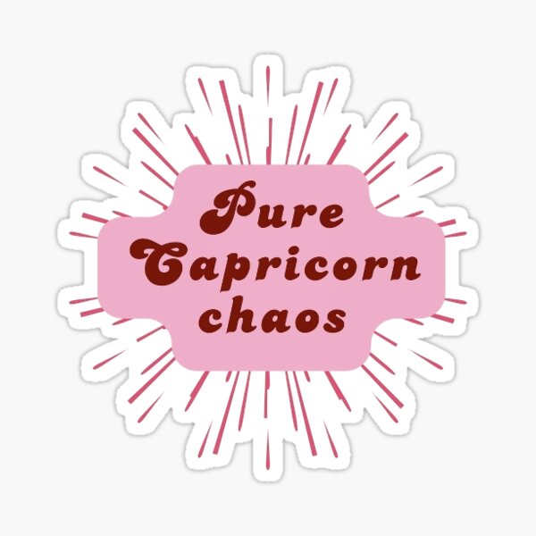 Item preview, Pure Capricorn Chaos designed and sold by kosmosalien.