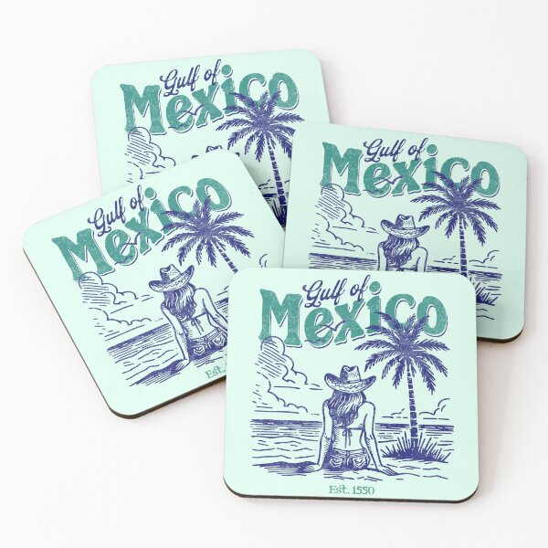 Item preview, Gulf of Mexico T-shirt for Subtle Anti-Trump Protest, Beach Vibe Shirt for Liberal Activist Protest, Progressive Summer Tee Gift for Her designed and sold by Pawsitive Pixel Studio.