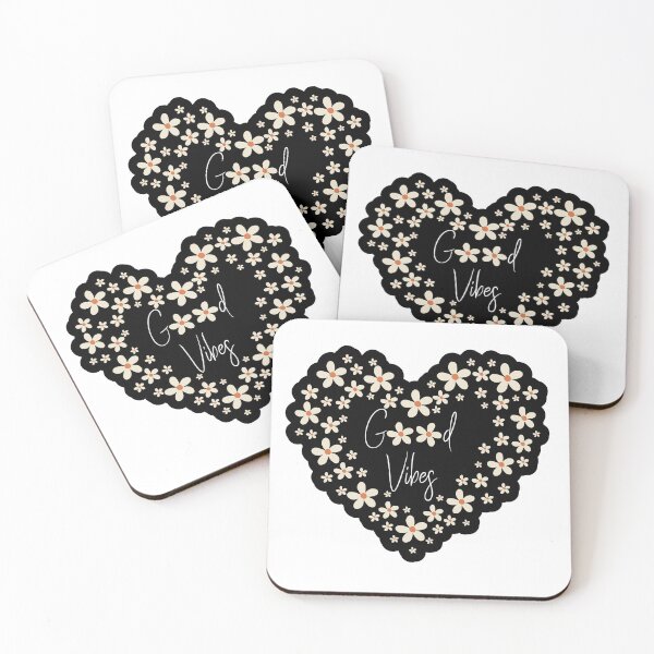 Item preview, flowers heart design, good vibes design, flowers draw designed and sold by PnrArtDesign.