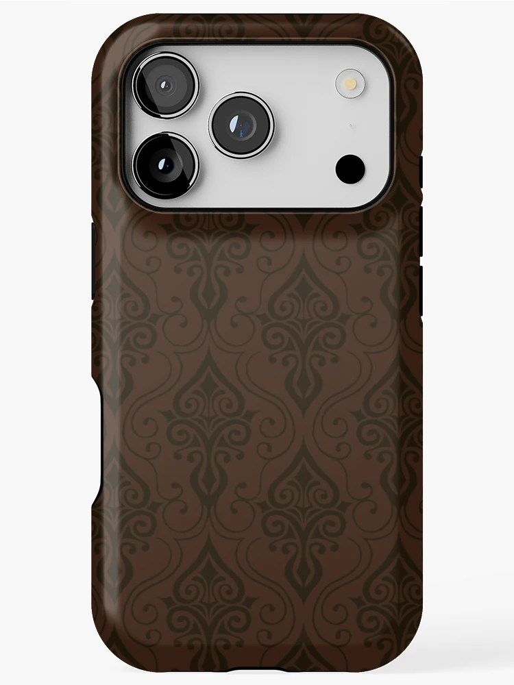 Thumbnail 1 of 4, iPhone Case, Rust - Antique Repeating Pattern designed and sold by endervampire.
