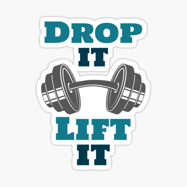 Item preview, Drop It Lift It Powerlifting designed and sold by easterEgg96.
