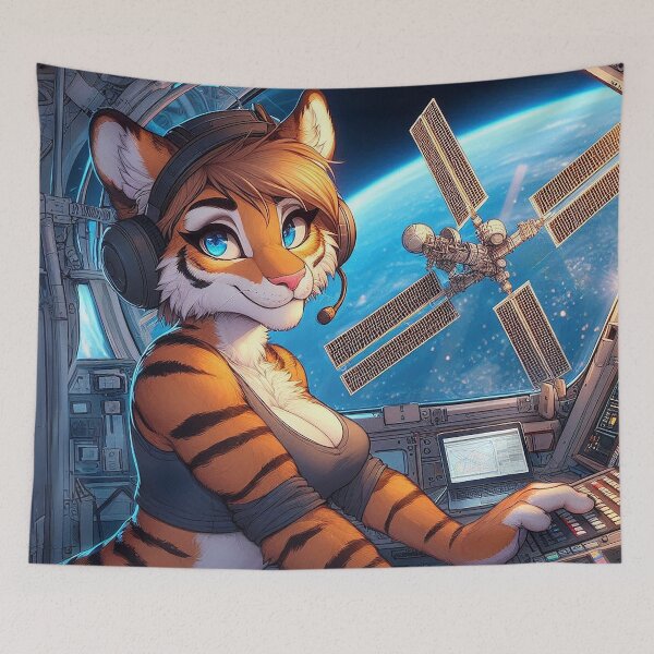 Item preview, Tiger at the Controls designed and sold by nikkolaus.