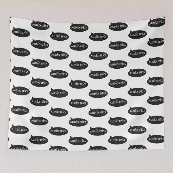 Item preview, Audio Epics Black Logos (pattern) designed and sold by AudioEpics.