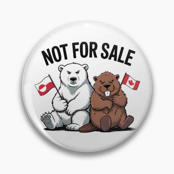 Item preview, Canada is not for sale, Greenland is not for sale, Canada and Greenland are not for sale, anti-Trump anti-Maga designed and sold by Pawsitive Pixel Studio.