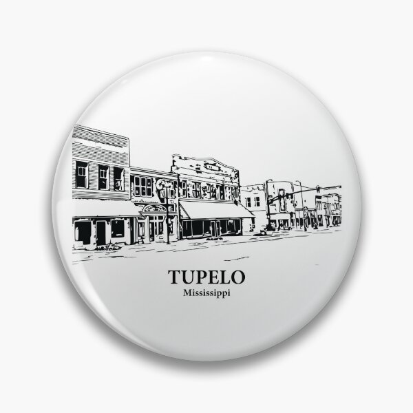 Item preview, Tupelo - Mississippi designed and sold by Lakeric Cityscapes.