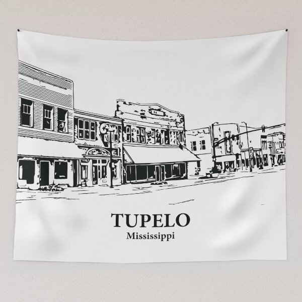 Item preview, Tupelo - Mississippi designed and sold by Lakeric Cityscapes.