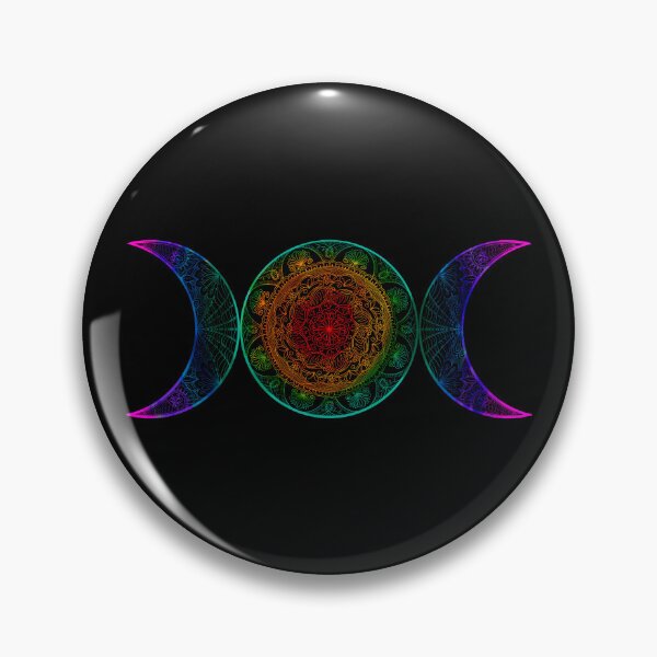 Item preview, Triple goddess, Witchy vibes maiden, mother and crone mandala pattern designed and sold by inkyclovers.