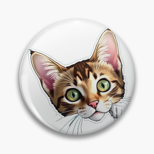 Item preview, Curious Cat Peeking Car Window Sticker designed and sold by Gscode.