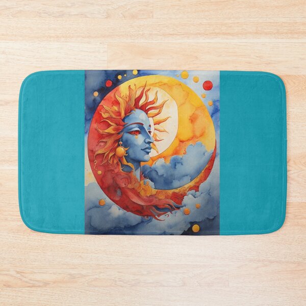 Item preview,  Celestial Harmony: Sun and Moon in Magical Embrace designed and sold by KilianSzmid.