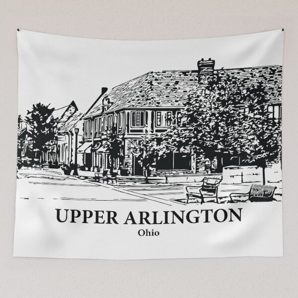 Artikelvorschau, Oberes Arlington – Ohio entworfen und verkauft von Lakeric Cityscapes.