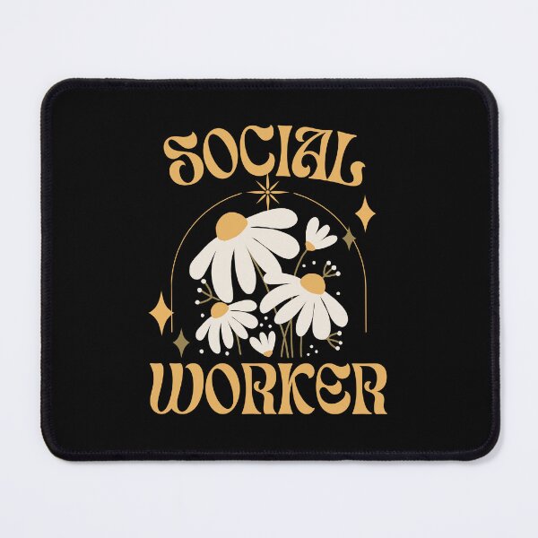 Item preview, Retro Social Worker Wildflowers Social Worker Professional designed and sold by Guess4best.