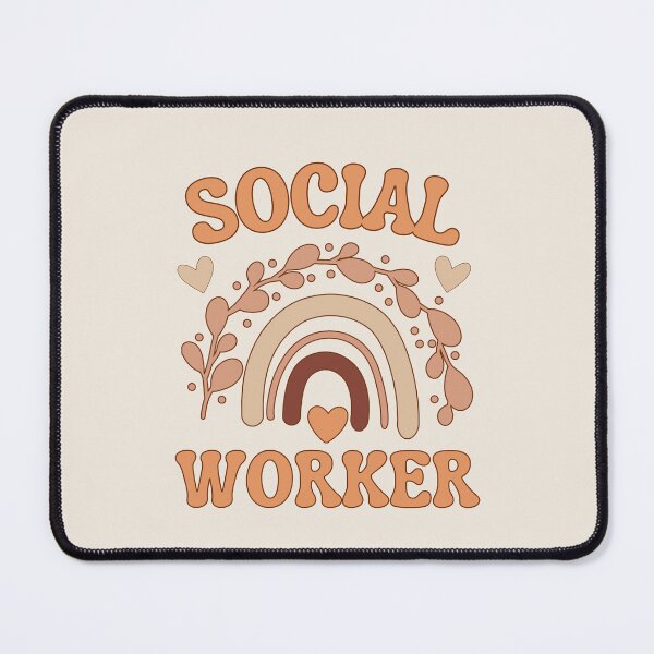 Item preview, Retro Social Worker Wildflowers Social Worker Professional designed and sold by Guess4best.