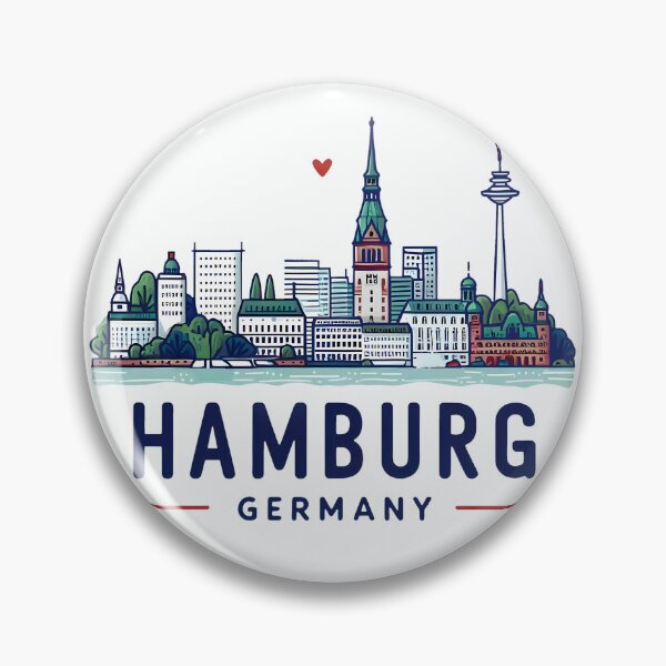 Item preview, Hamburg Germany  designed and sold by WanderlustCoCo.