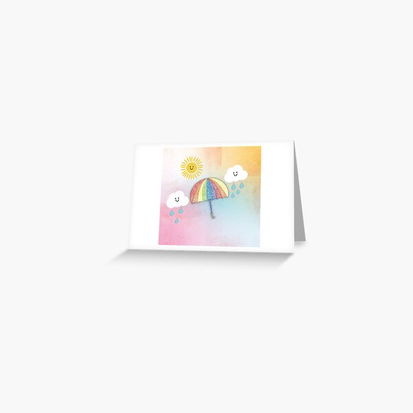A Chance of Rain Greeting Card