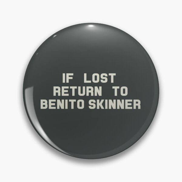 Item preview, If Lost Return to Benito Skinner Tee designed and sold by 2000sbabyangel.