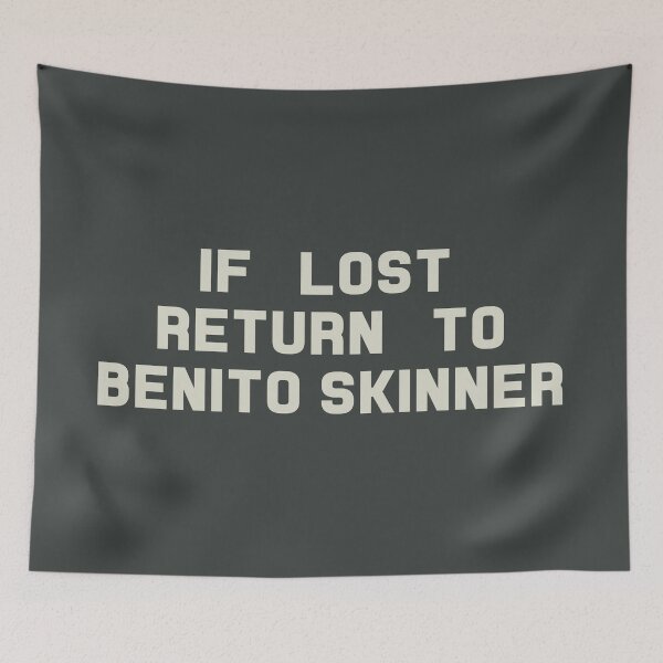 Item preview, If Lost Return to Benito Skinner Tee designed and sold by deluluhaze.