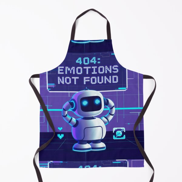 Item preview, Emotions Not Found | Futuristic Robot Glitchcore Design for Tech Lovers designed and sold by Luckylife12.