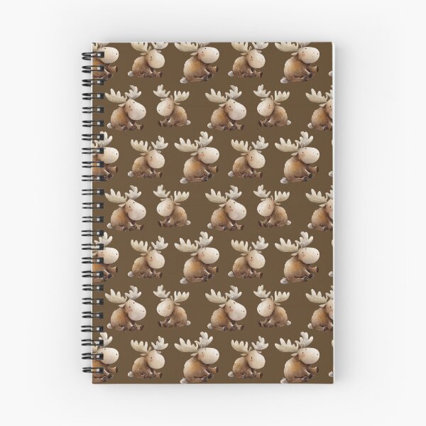 Item preview, Cute Moose Seamless Pattern designed and sold by LuxChu.