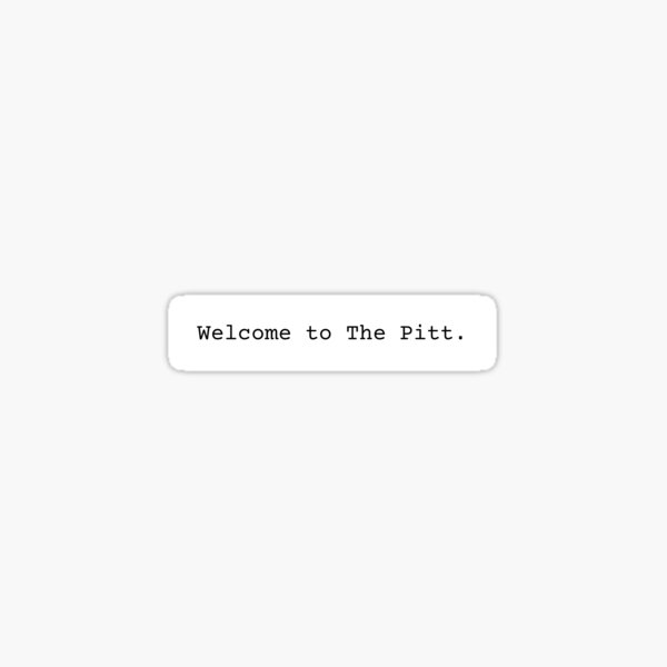 Item preview, welcome to the pitt designed and sold by feltlikeasin.