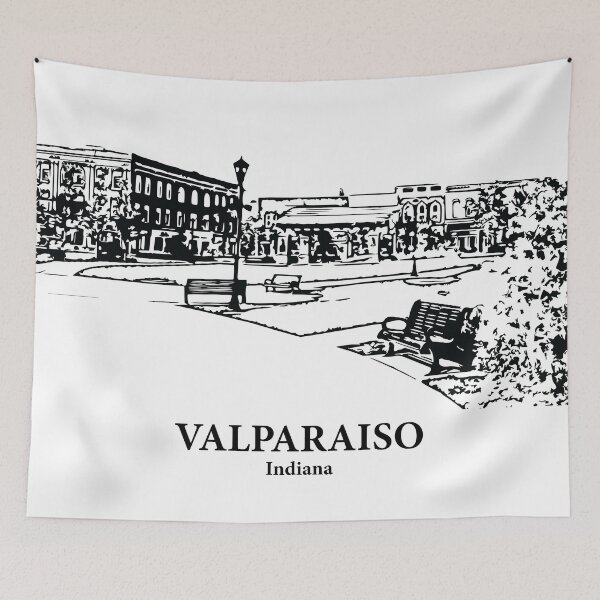 Item preview, Valparaiso - Indiana designed and sold by Lakeric Cityscapes.