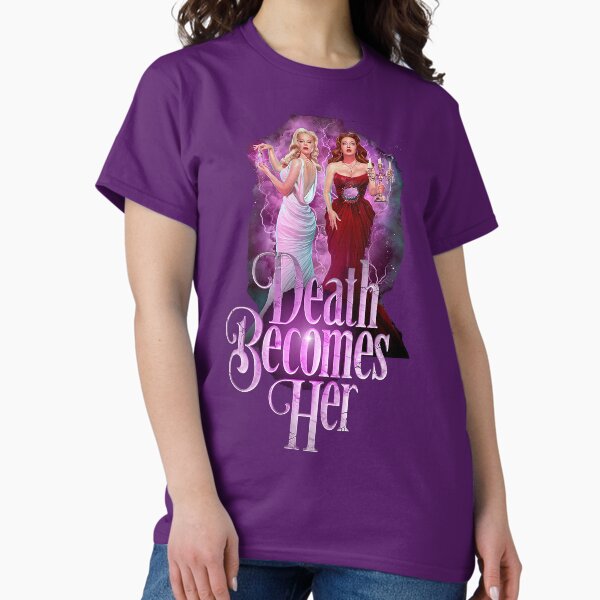 Item preview, Death Becomes Her -  the Musical  - Logo t-shirt designed and sold by Top-show-shirts.