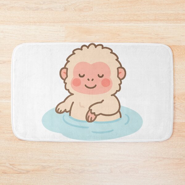 Item preview, Kawaii Snow Monkey – Onsen Relaxation designed and sold by NipponPop.