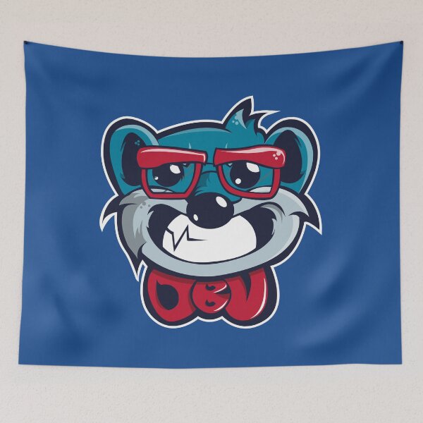 Item preview, Happy bear with red glasses designed and sold by MerlinWear.