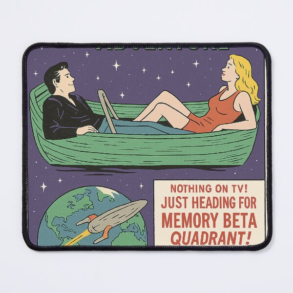 Item preview, Retro Space Romance Comic – Cosmic Adventure Pop Art Poster designed and sold by weirdfishes123.